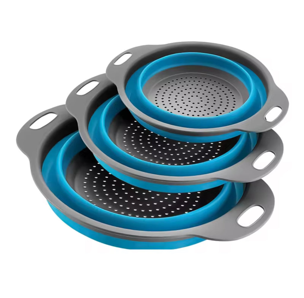 3-Pieces Vegetable  Strainer Set