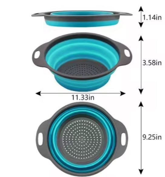 3-Pieces Vegetable  Strainer Set