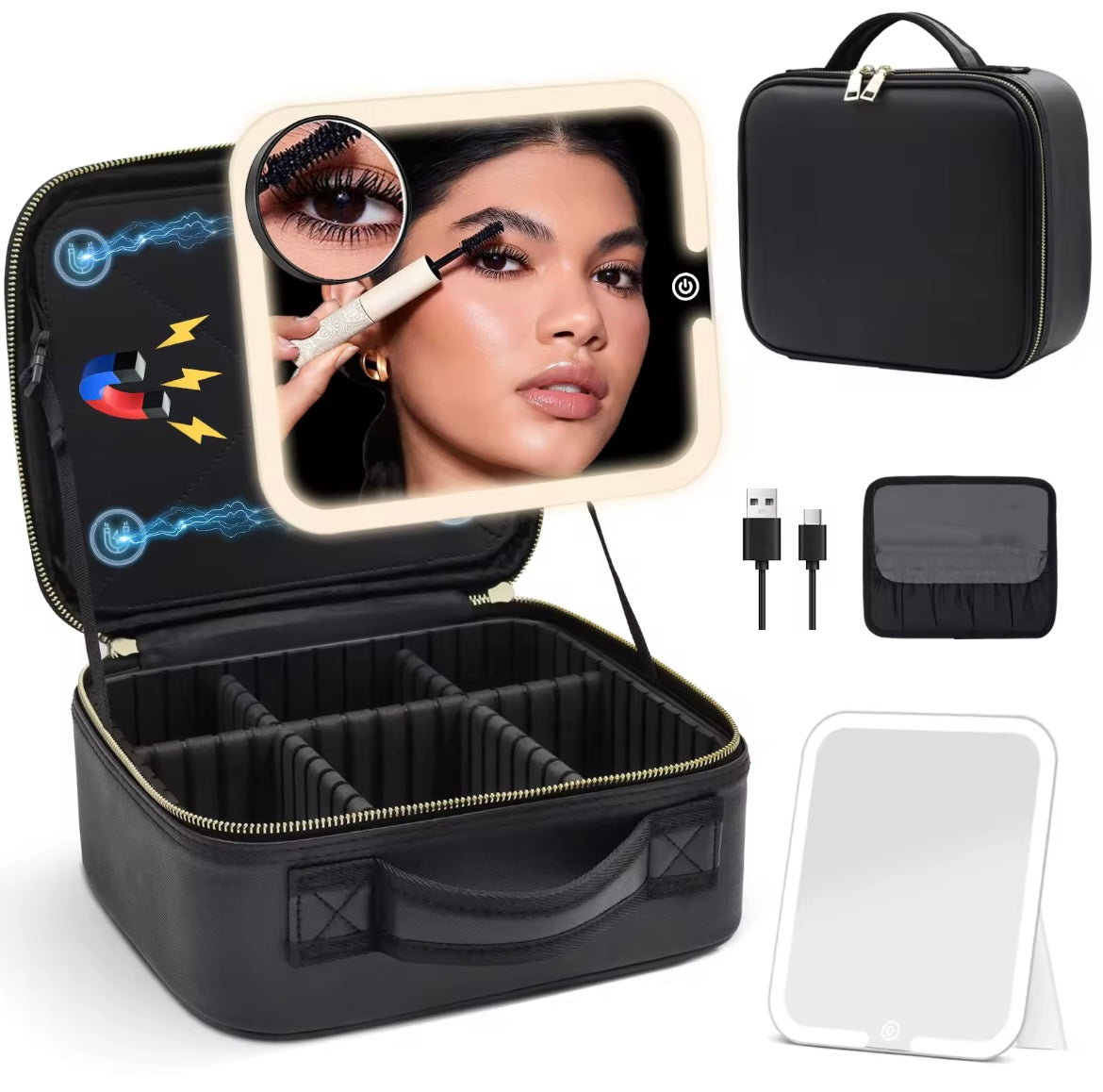 Smart Led Makeup Bag