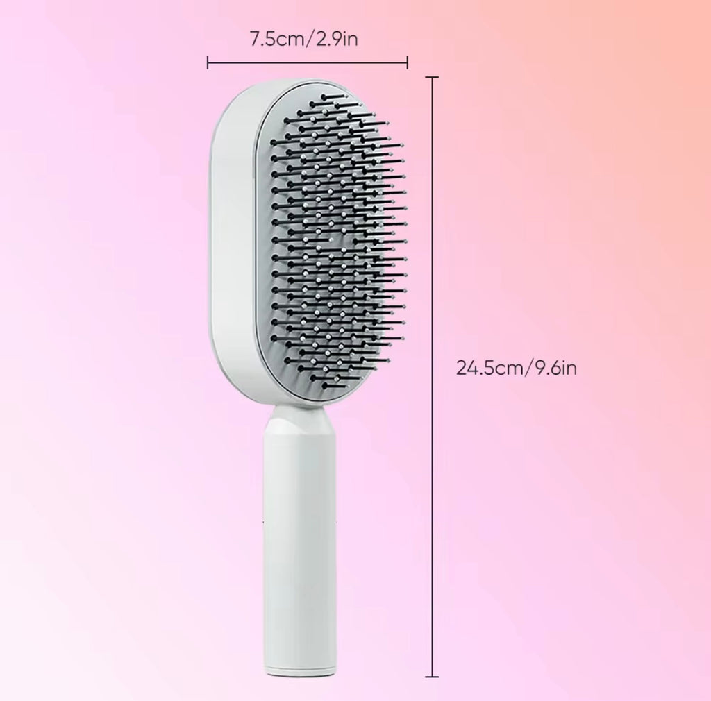Automatic Self-Cleaning Women Hairbrush