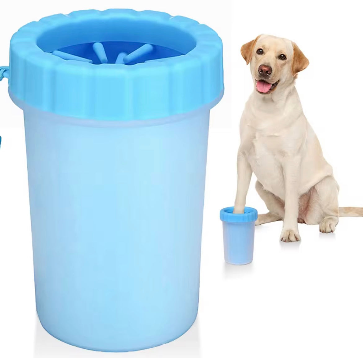 2-in-1 Portable Paws  Cleaning Brush