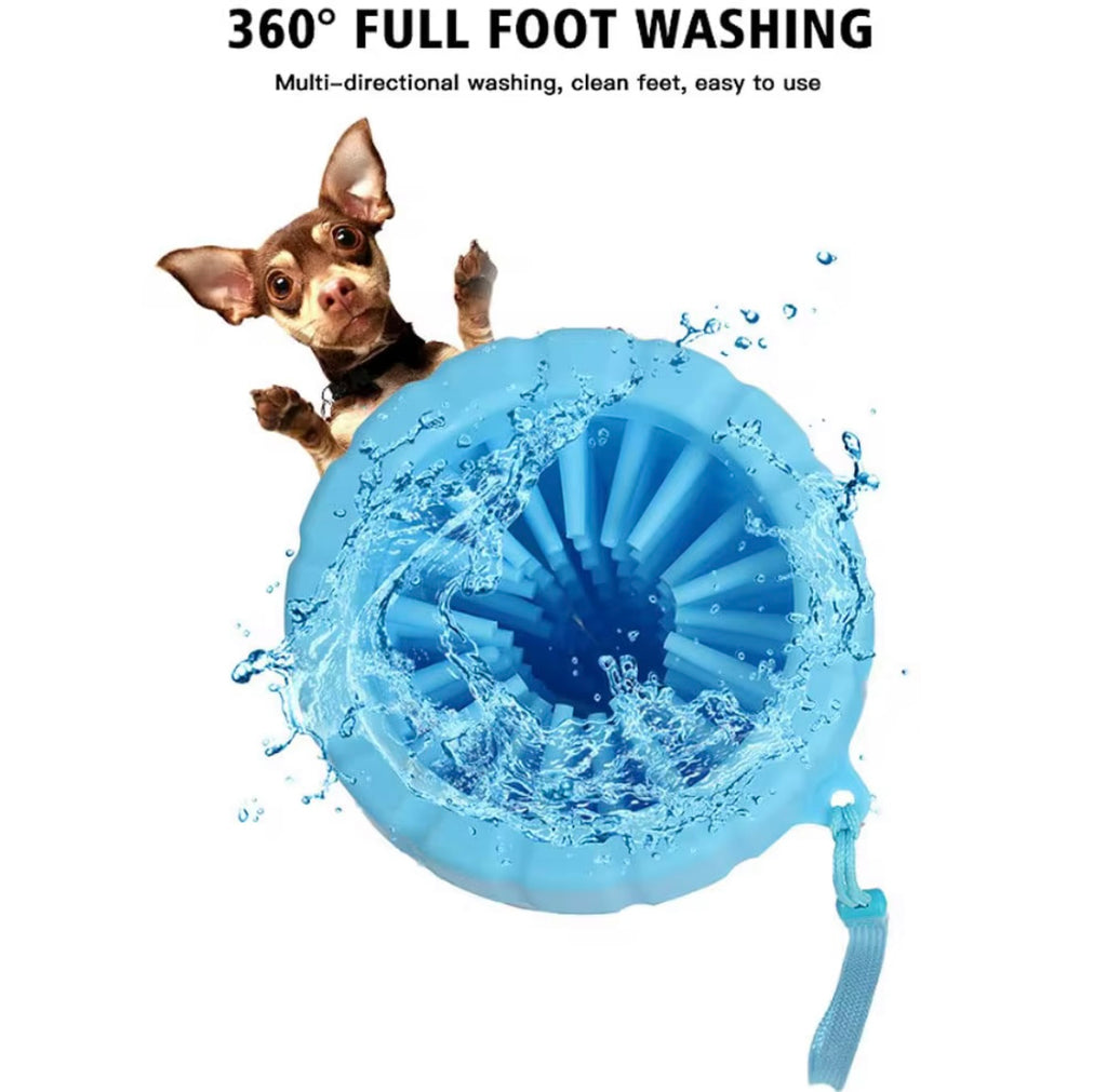 2-in-1 Portable Paws  Cleaning Brush