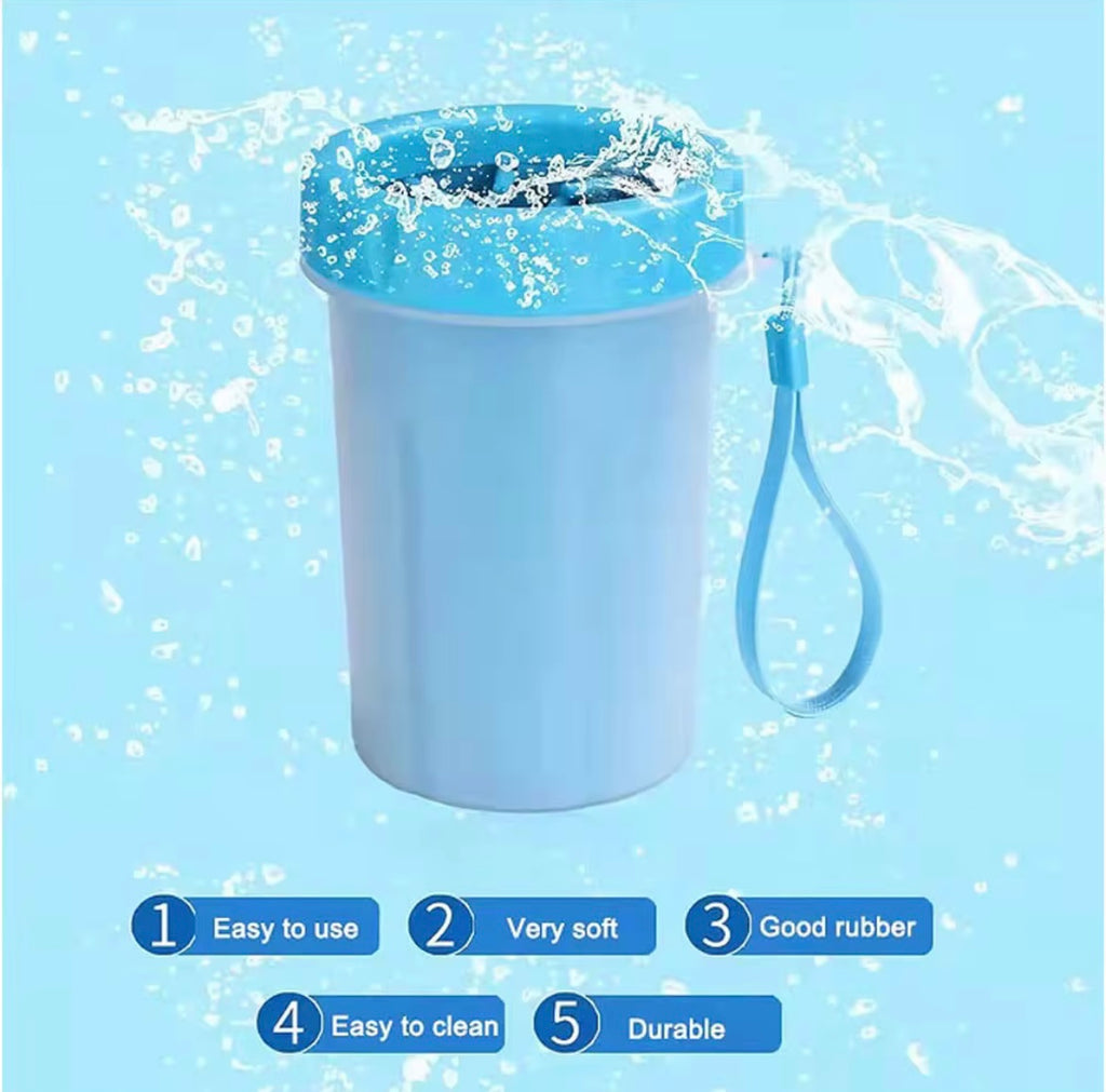 2-in-1 Portable Paws  Cleaning Brush