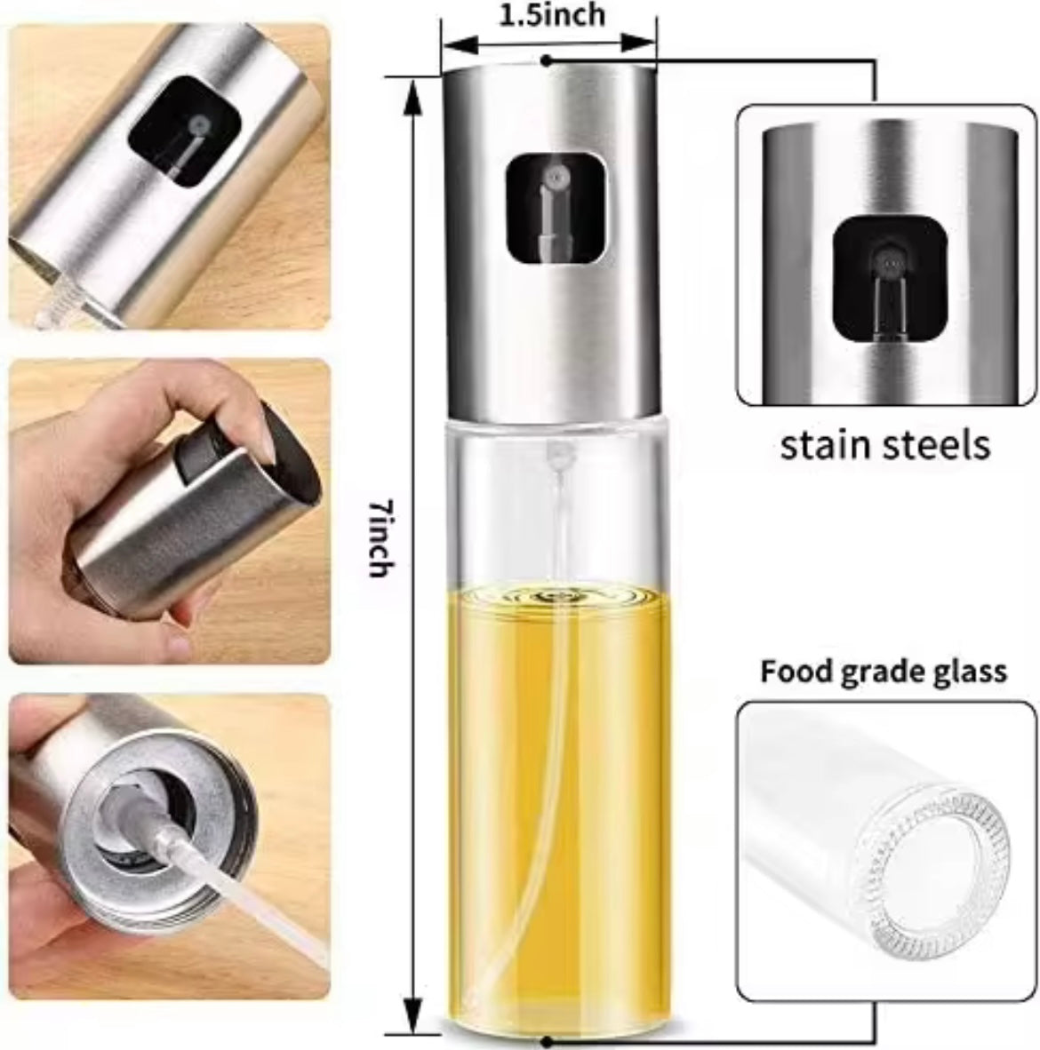 Glass Oil Bottle
