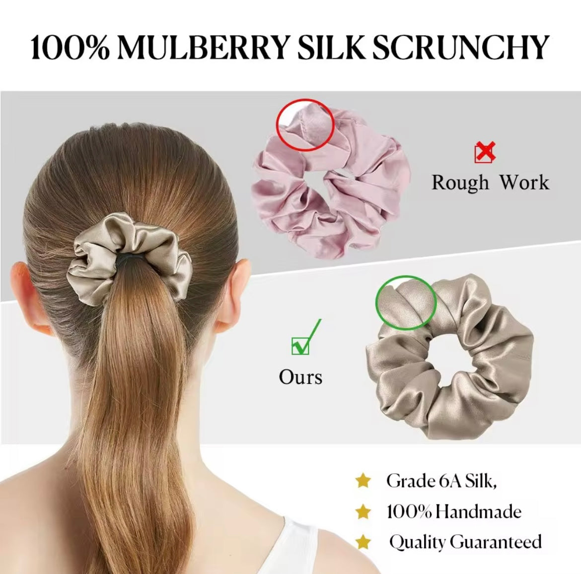 Silk Scrunchies